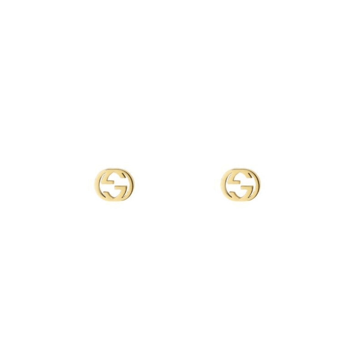 Gucci Interlocking G Gold Earrings