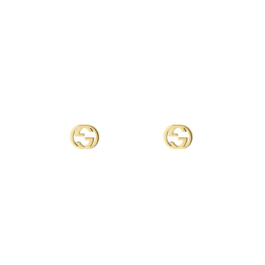Gucci Interlocking G Gold Earrings