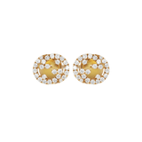 Gucci Interlocking G Yellow Gold Diamond Pavé Earrings-Gucci Interlocking G Yellow Gold Diamond Pavé Earrings - YBD72940800200U