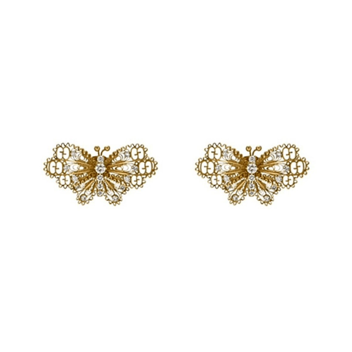 Gucci Le Marché des Merveilles Butterfly Earrings