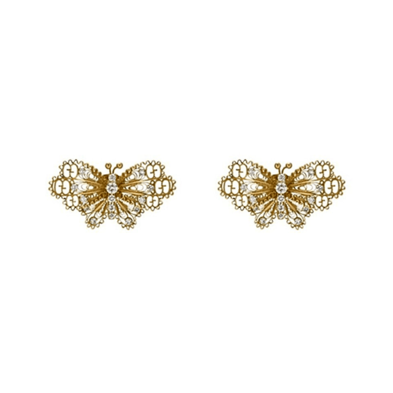 Gucci Le Marché des Merveilles Butterfly Earrings-Gucci Le Marché des Merveilles Butterfly Earrings