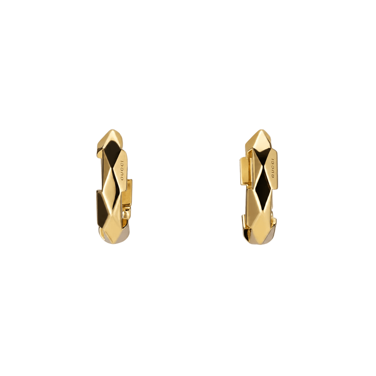 Gucci Link to Love 18K Studded Earrings - YBD78672700200U