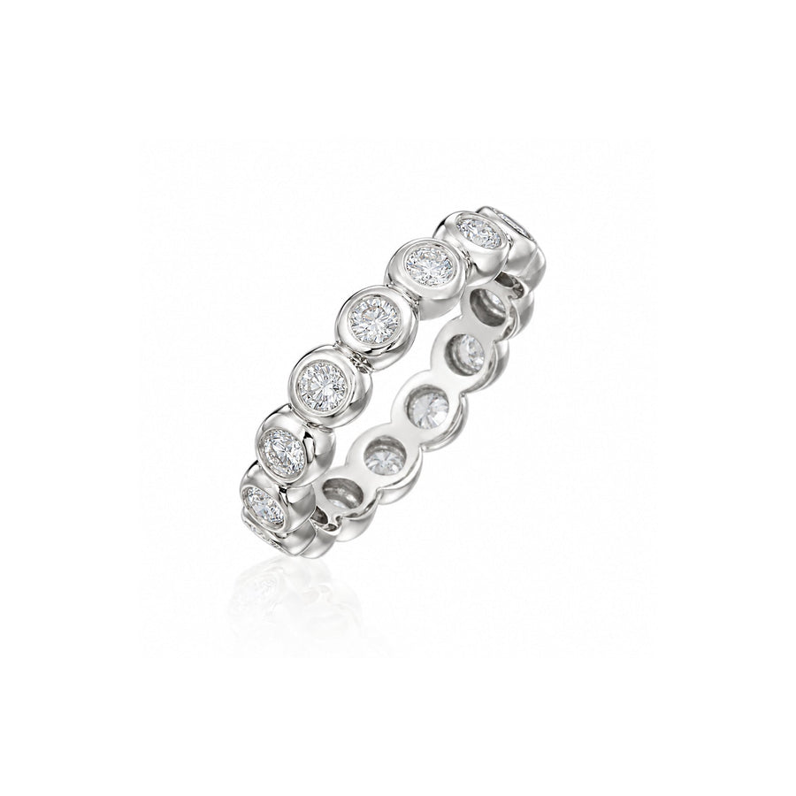 Gumuchian Bezel-Set Diamond Eternity Ring