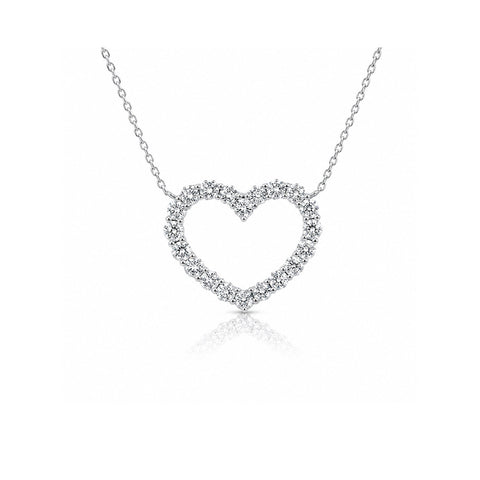 Gumuchian Diamond Heart Pendant and Chain-Gumuchian Diamond Heart Pendant and Chain