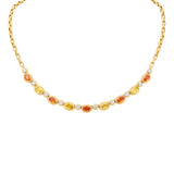 Gumuchian Yellow Sapphire Diamond Necklace-Gumuchian Yellow Sapphire Diamond Necklace - SNGUM00125