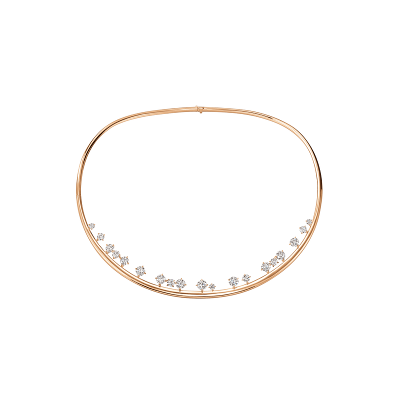 Hearts On Fire Barre Floating Diamond Choker-Hearts On Fire Barre Floating Diamond Choker UU2880