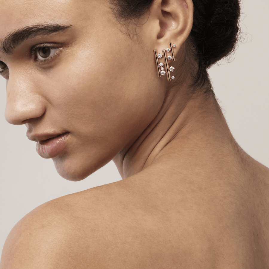Hearts On Fire Barre Multi-Row Climber Earrings UU2900
