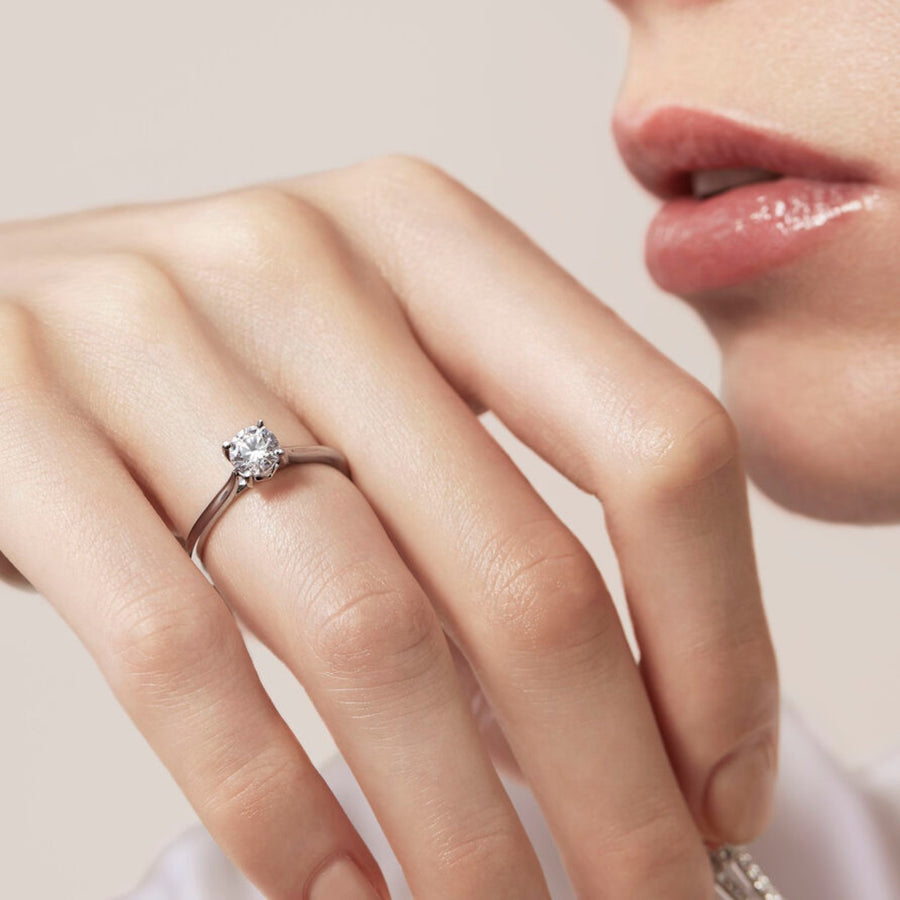 Hearts On Fire Camilla 4 - Prong Engagement Ring - DRHOF08789