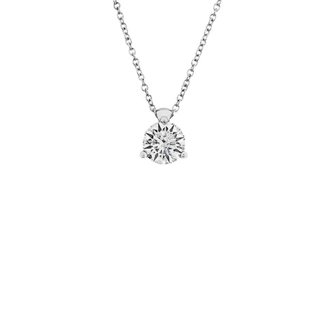 Hearts On Fire Classic 3 Prong Diamond Necklace-Hearts On Fire Classic 3 Prong Diamond Necklace - HOF179221/HFPHCLA3P350PL - 