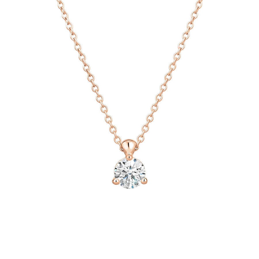 Hearts On Fire Classic 3 Prong Solitaire Necklace - HFPHCLA3P00258R