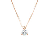 Hearts On Fire Classic 3 Prong Solitaire Necklace-Hearts On Fire Classic 3 Prong Solitaire Necklace - HFPHCLA3P00258R
