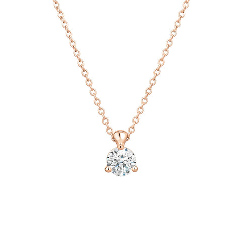 Hearts On Fire Classic 3 Prong Solitaire Necklace-Hearts On Fire Classic 3 Prong Solitaire Necklace - HFPHCLA3P00258R