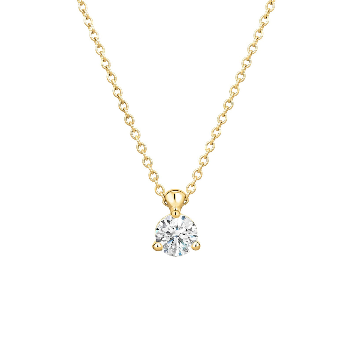 Hearts On Fire Classic 3 Prong Solitaire Necklace - HFPHCLA3P00508Y