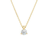 Hearts On Fire Classic 3 Prong Solitaire Necklace-Hearts On Fire Classic 3 Prong Solitaire Necklace - HFPHCLA3P00508Y