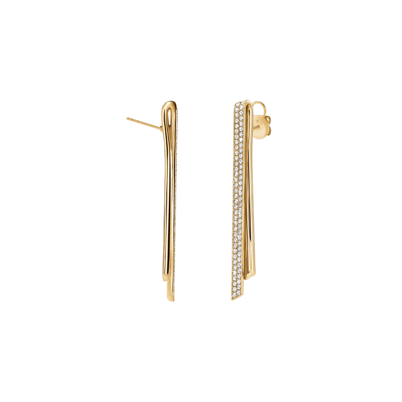 Hearts on Fire Diamond Stiletto Flip Earrings-Hearts on Fire Diamond Stiletto Flip Earrings UU2996-Y