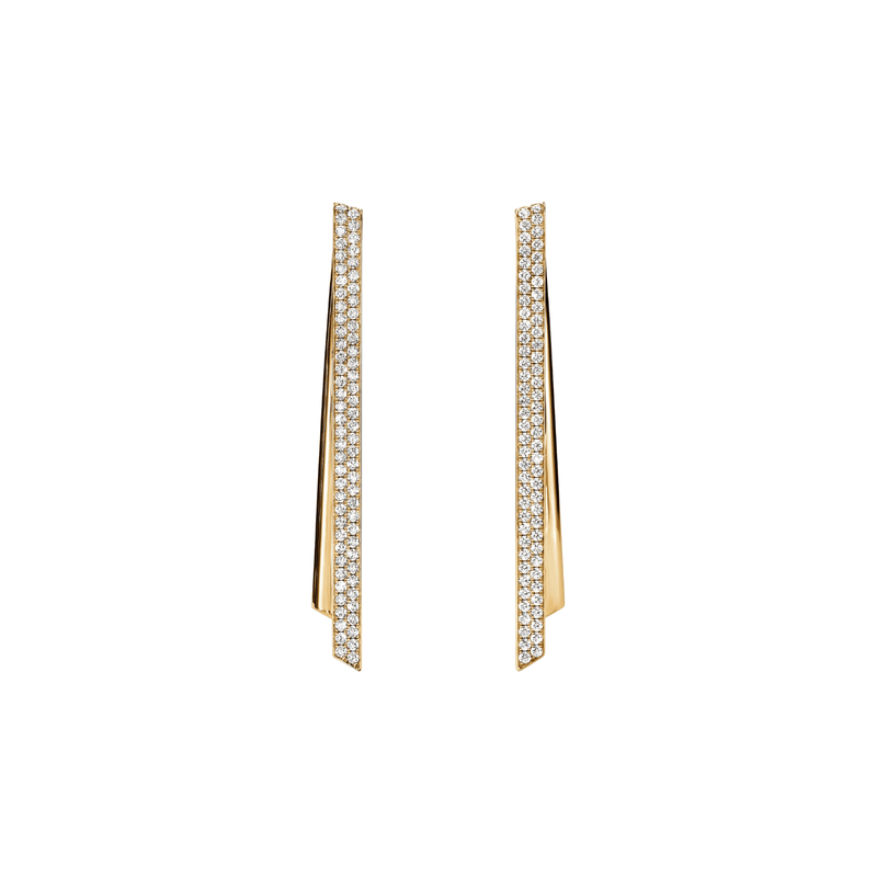 Hearts on Fire Diamond Stiletto Flip Earrings-Hearts on Fire Diamond Stiletto Flip Earrings UU2996-Y