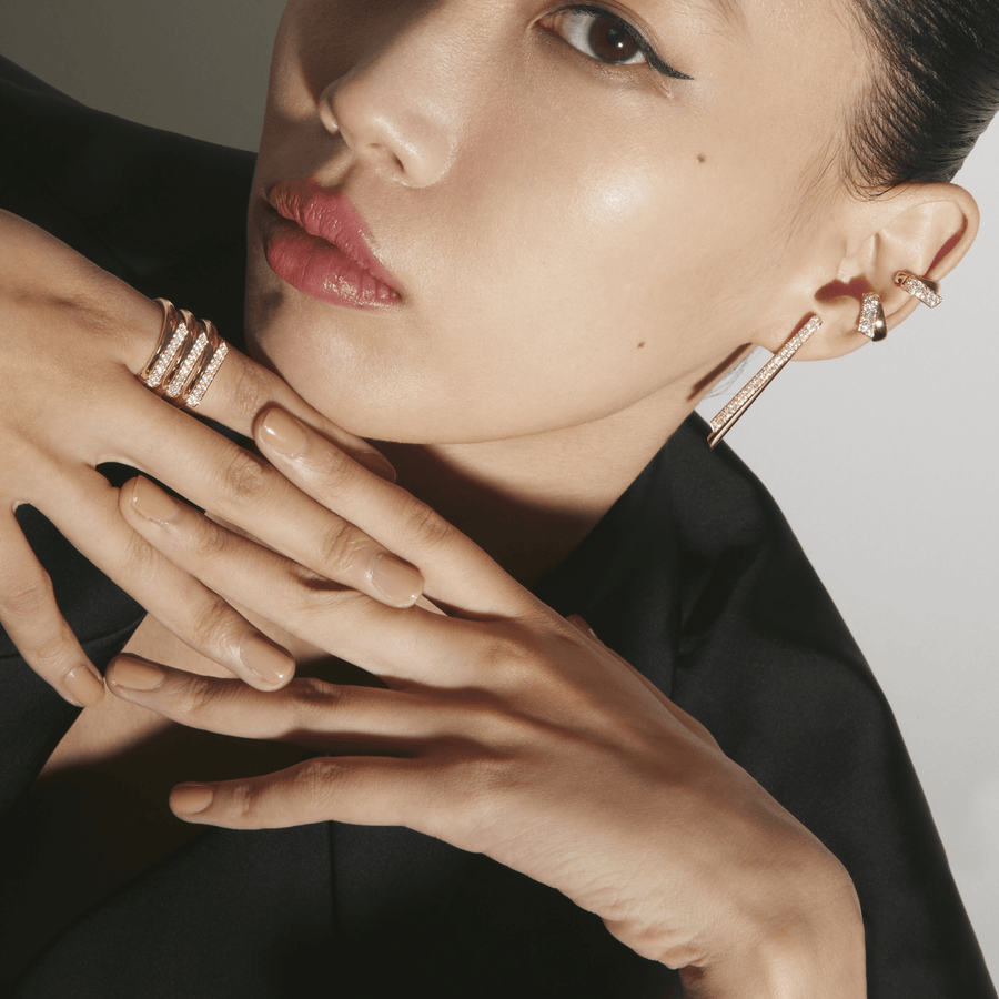 Hearts on Fire Diamond Trio Ring UU26618YGHV0458500