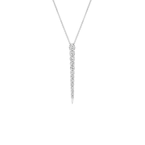 Hearts On Fire Icicle Diamond Pendant Necklace-Hearts On Fire Icicle Diamond Pendant Necklace UU31298WGHV1551800