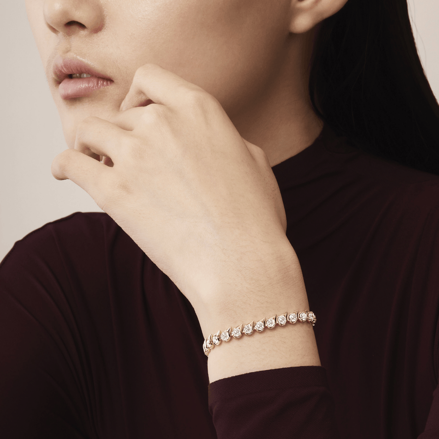Hearts on Fire Lu Open Droplet Bracelet UU2891-Y