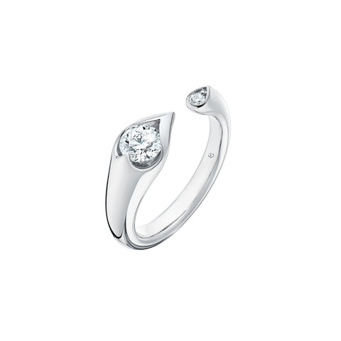 Hearts on Fire Lu Open Droplet Ring-Hearts on Fire Lu Open Droplet Ring - UU28938WIJV0506500