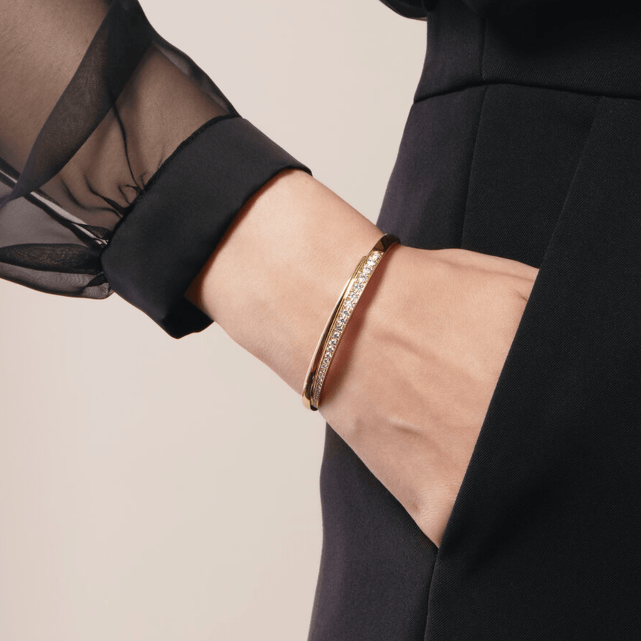 Hearts on Fire Vela Crossover Bangle - UU26448RGHV1155648