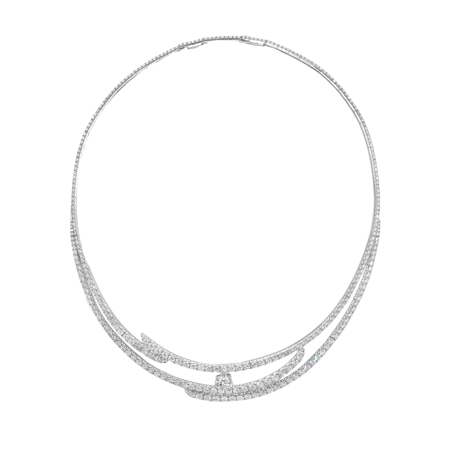 Hearts On Fire Vela French Cut Pavé Collar UU27818
