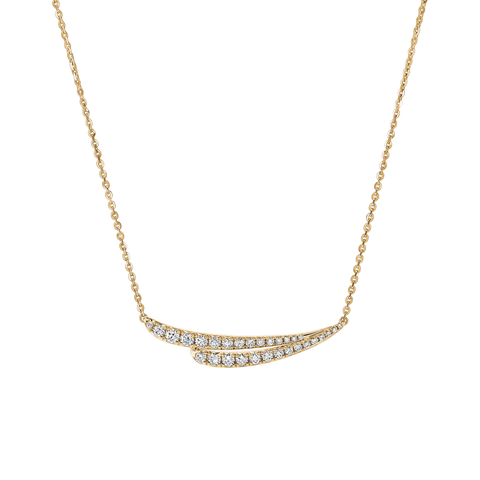 Hearts On Fire Vela French Cut Pavé Diamond Pendant Necklace-Hearts On Fire Vela French Cut Pavé Diamond Pendant Necklace - UU28068YGHV0401800