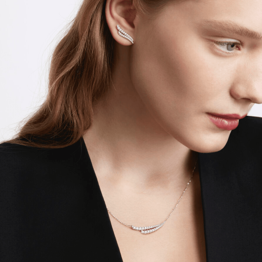 Hearts On Fire Vela French Cut Pavé Diamond Pendant Necklace - UU28068YGHV0401800