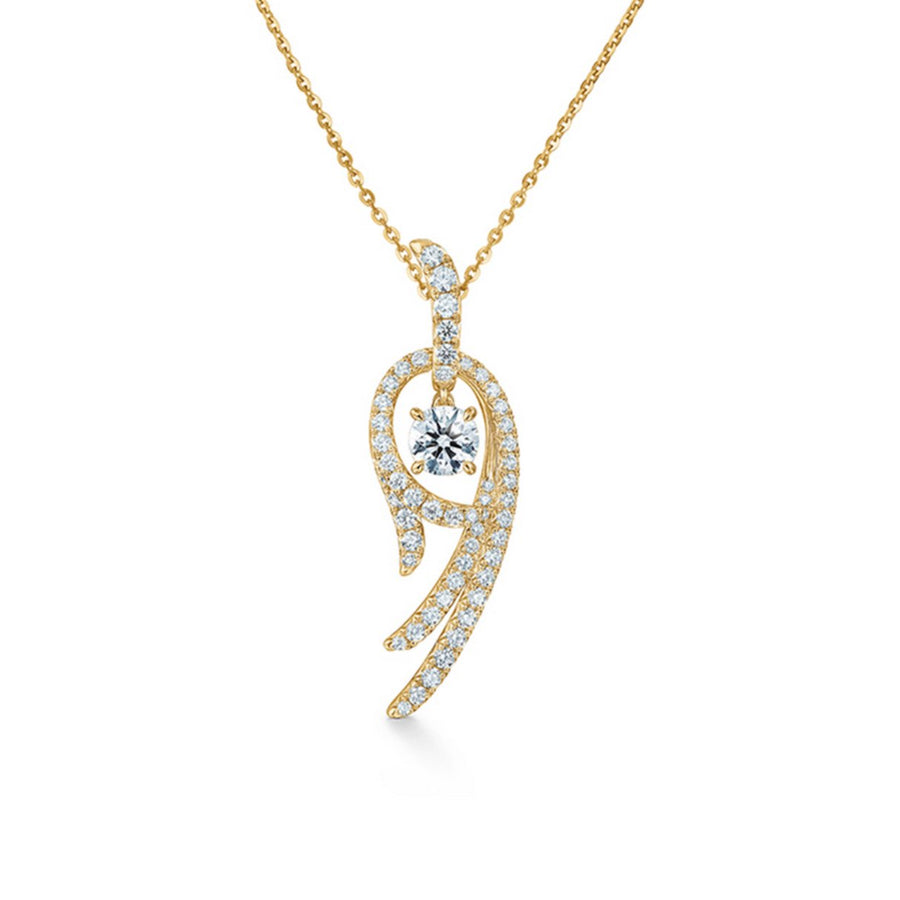 Hearts on Fire Vela Twisted Pendant - UU28078YGHV1101800