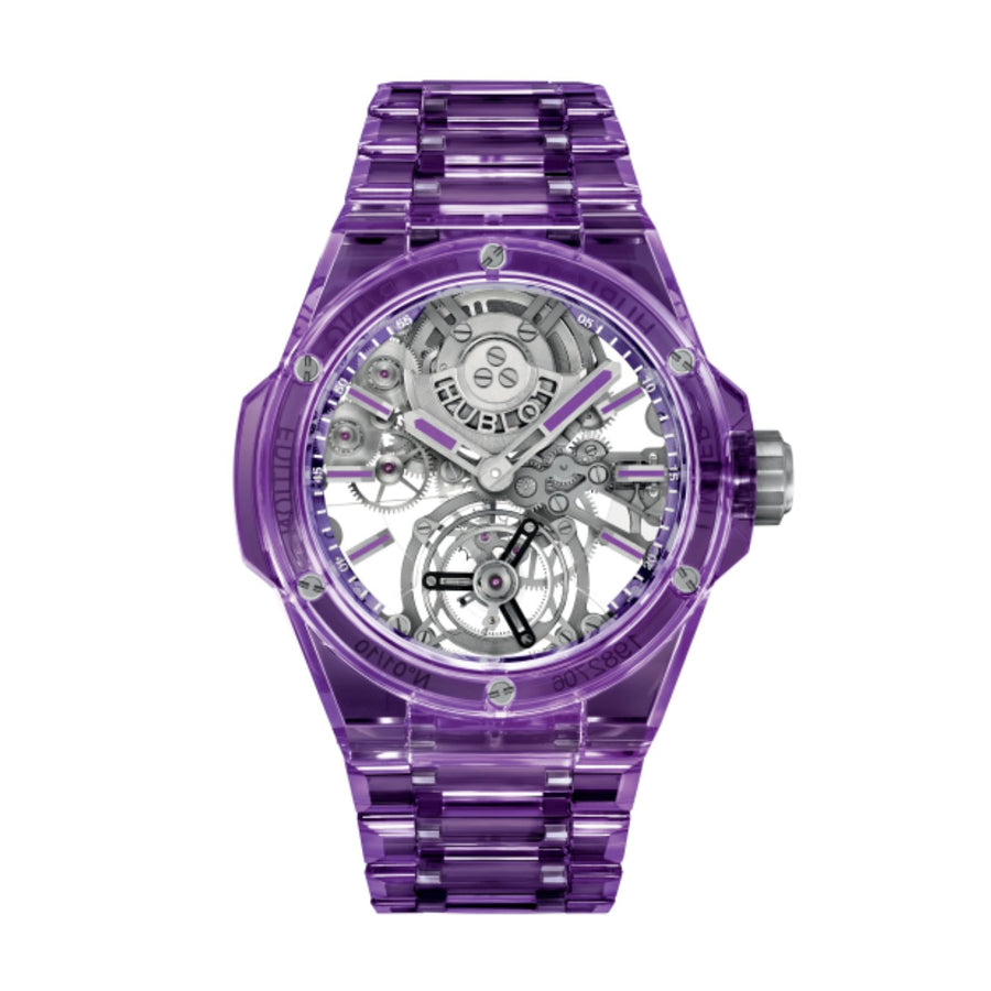 Hublot Big Bang Integrated Tourbillon Full Purple Sapphire 43mm - 455.JM.0120.JM