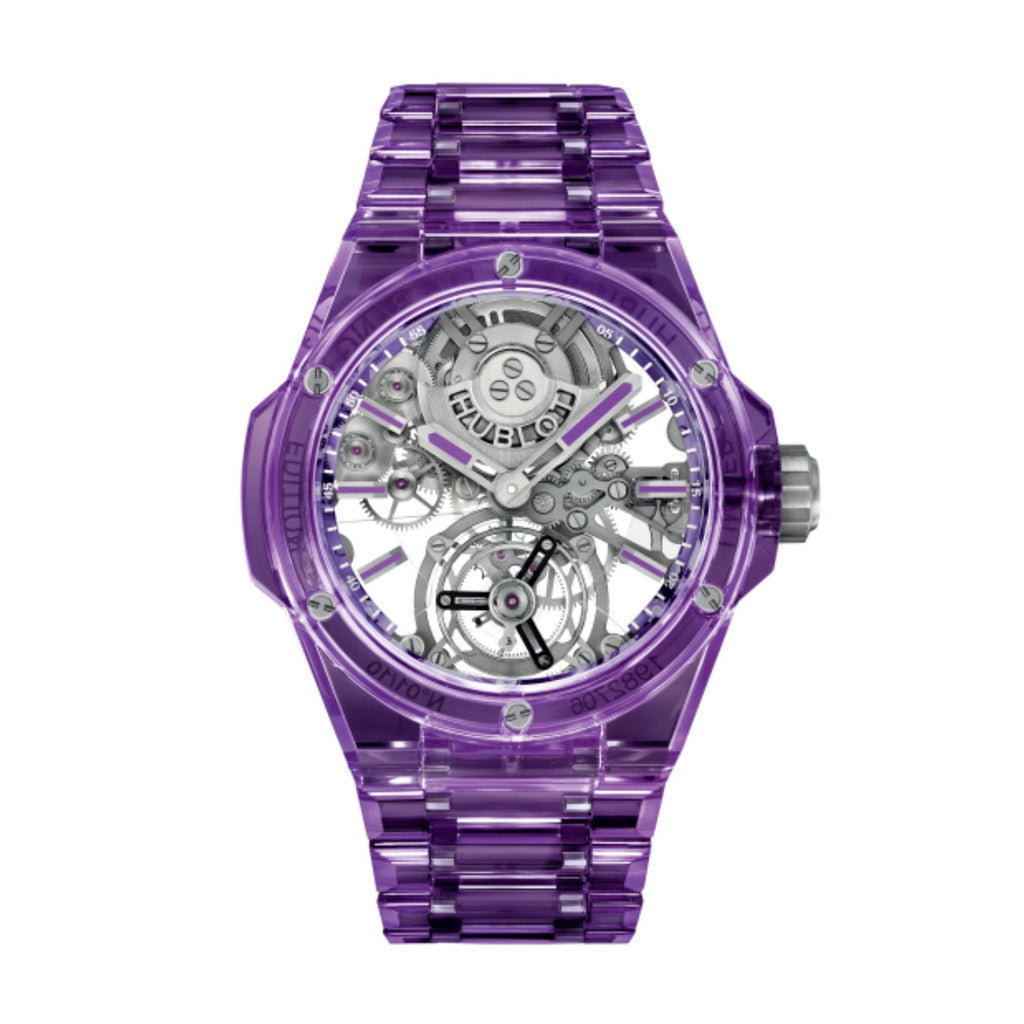 Hublot Big Bang Integrated Tourbillon Full Purple Sapphire 43mm