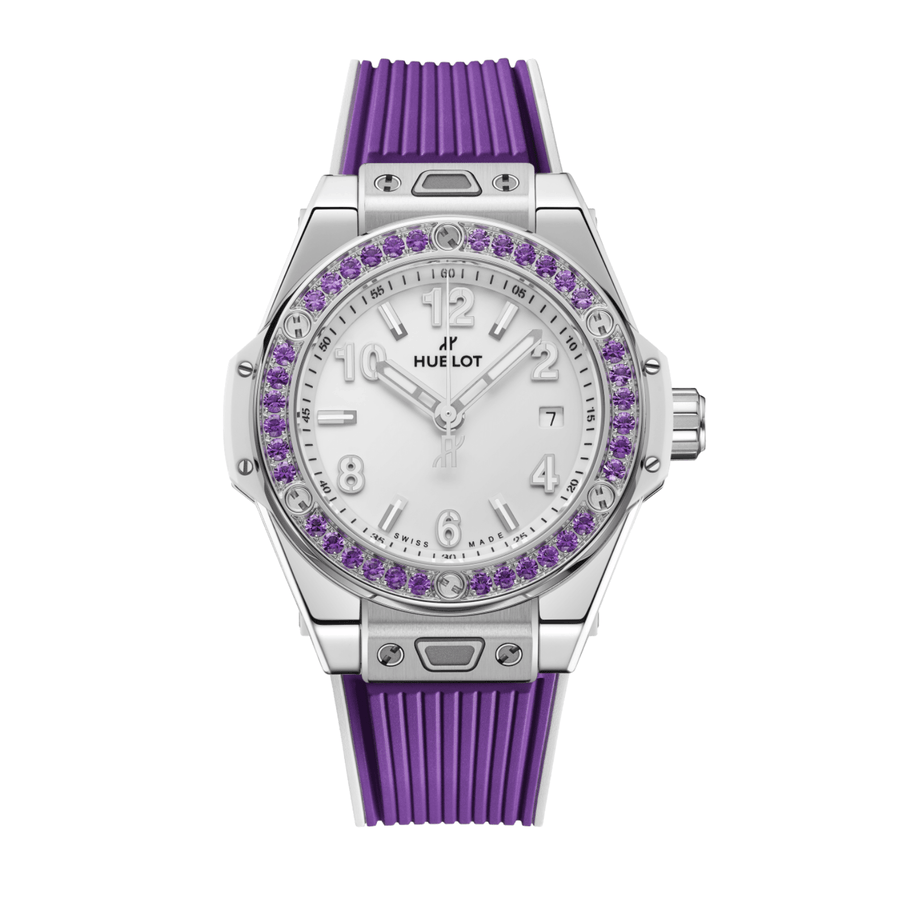 Hublot Big Bang Joyful Steel Purple 33mm 485.SV.2210.RX.1205