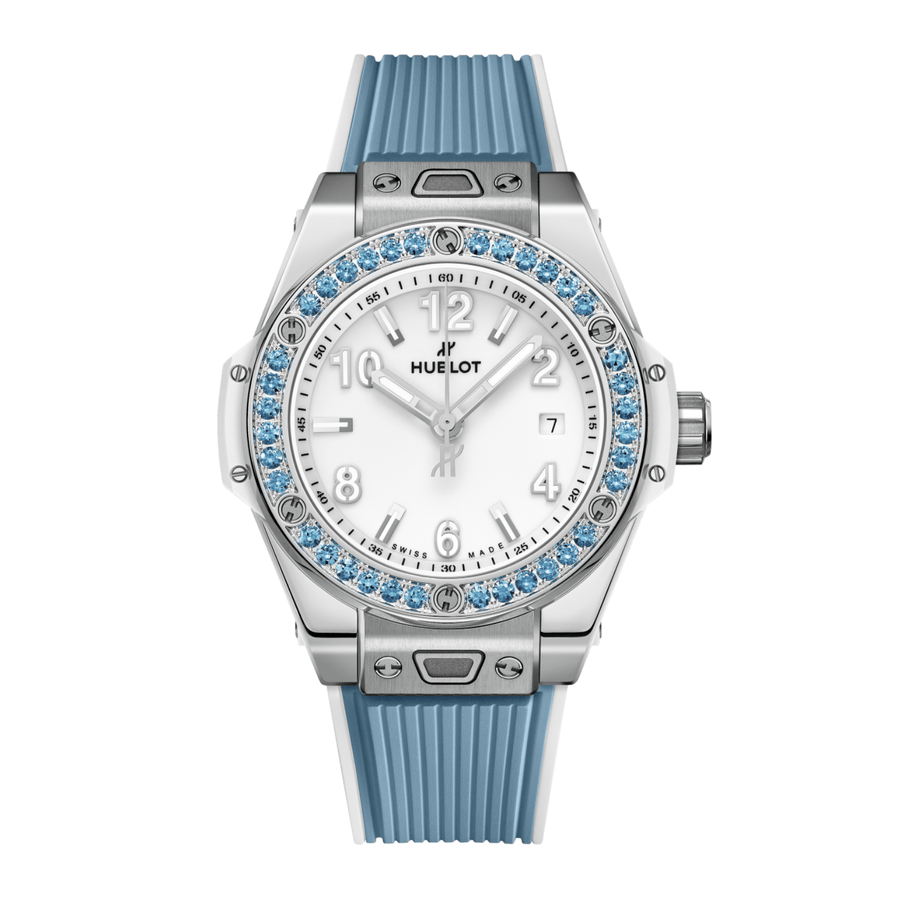 Hublot Big Bang One Click Joyful Steel Sky Blue 33mm - 485.SL.2210.RX.1207