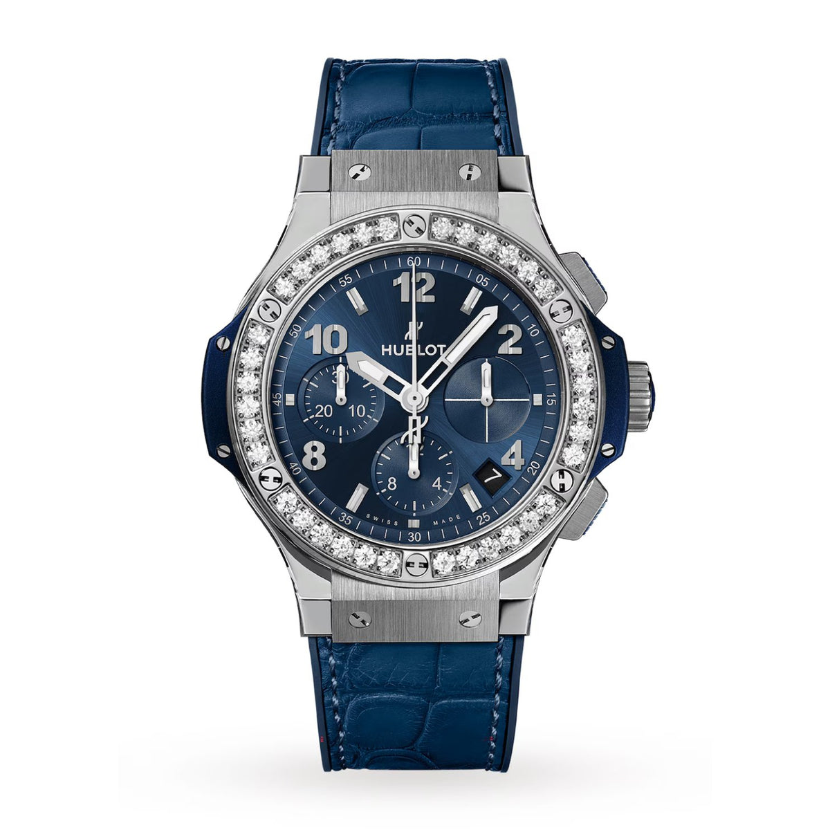 Hublot Big Bang Steel Blue Diamonds - 341.SX.7170.LR.1204