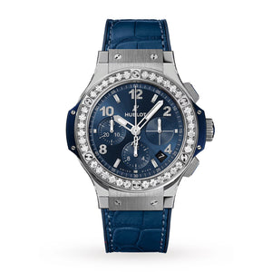 Hublot Big Bang Steel Blue Diamonds 41mm-Hublot Big Bang Steel Blue Diamonds - 341.SX.7170.LR.1204