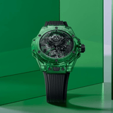 Hublot Big Bang Tourbillon Automatic Green Saxem 44mm-Hublot Big Bang Tourbillon Automatic Green Saxem 44mm - 429.JG.0110.RT