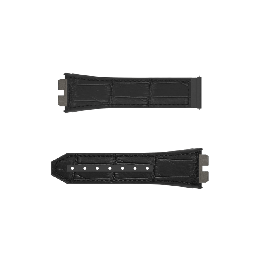 Hublot Black Alligator and Rubber Strap - LR465.85.80.0000.0000.0000