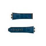 Hublot Blue Alligator and Rubber Strap-Hublot Blue Alligator and Rubber Strap - LR411.100.80.0000.0654.0654