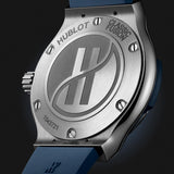 Hublot Classic Fusion Titanium Blue 33mm-Hublot Classic Fusion Titanium Blue 33mm - 581.NX.7170.RX