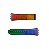 Hublot Multicolored Alligator and Rubber Strap-Hublot Multicolored Alligator and Rubber Strap - LR441.100.80.0000.RAINV.0000