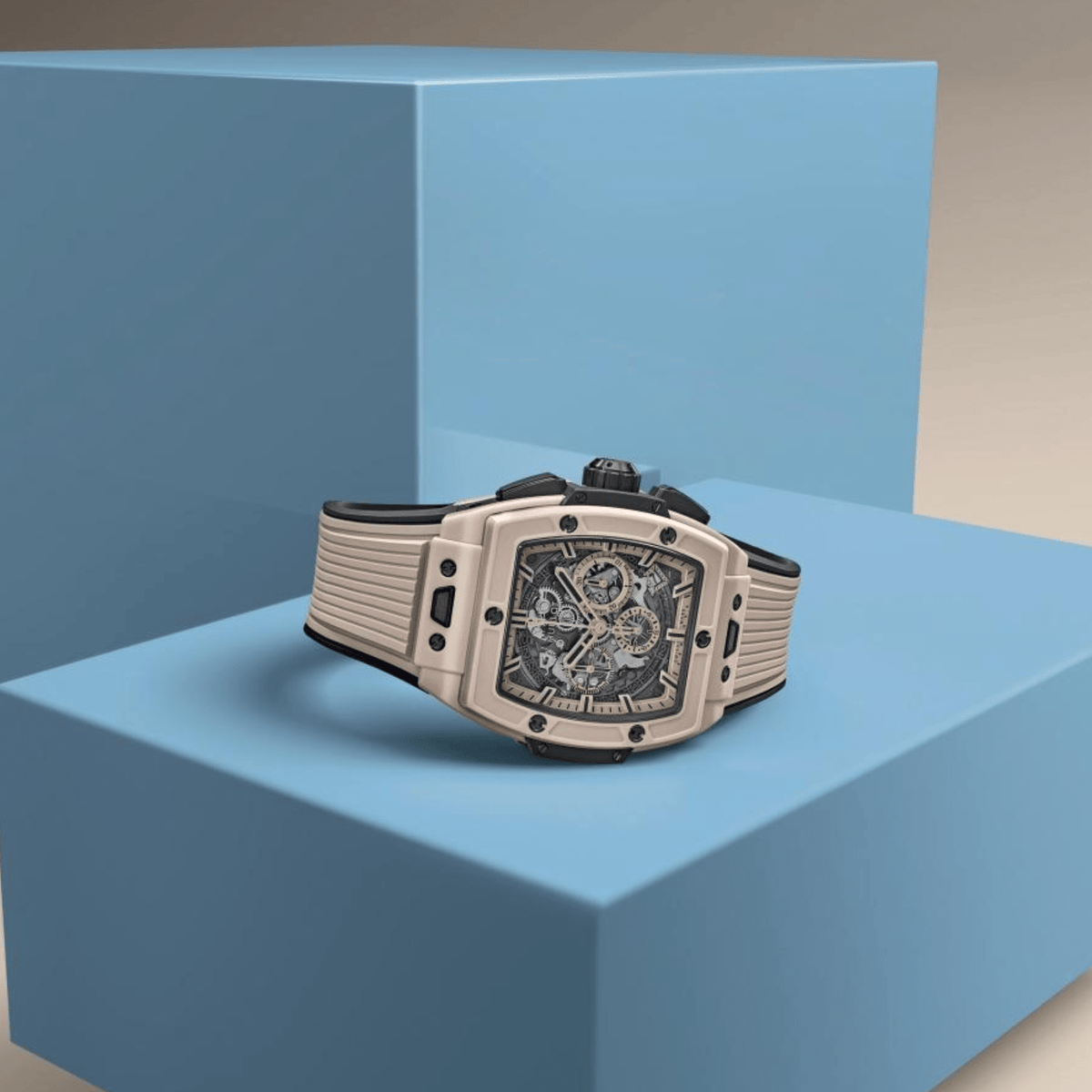 Hublot Spirit Of Big Bang Beige Ceramic 42mm - 642.CZ.6110.RX