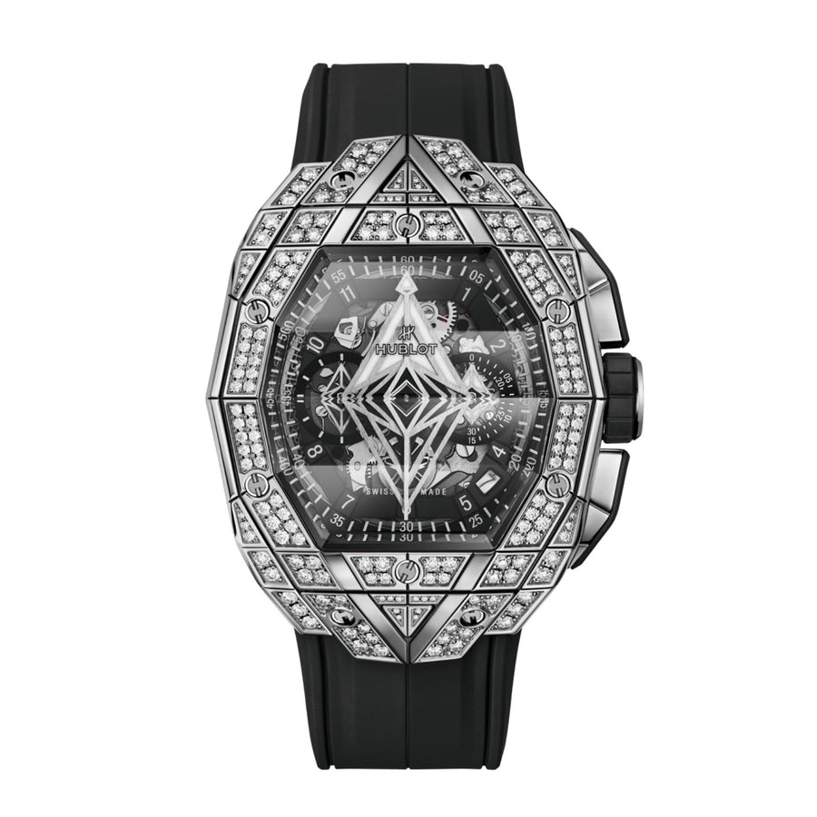Hublot Spirit of Big Bang Sang Bleu Titanium Pavé 42mm - 648.NX.0107.RX.1604.MXM23