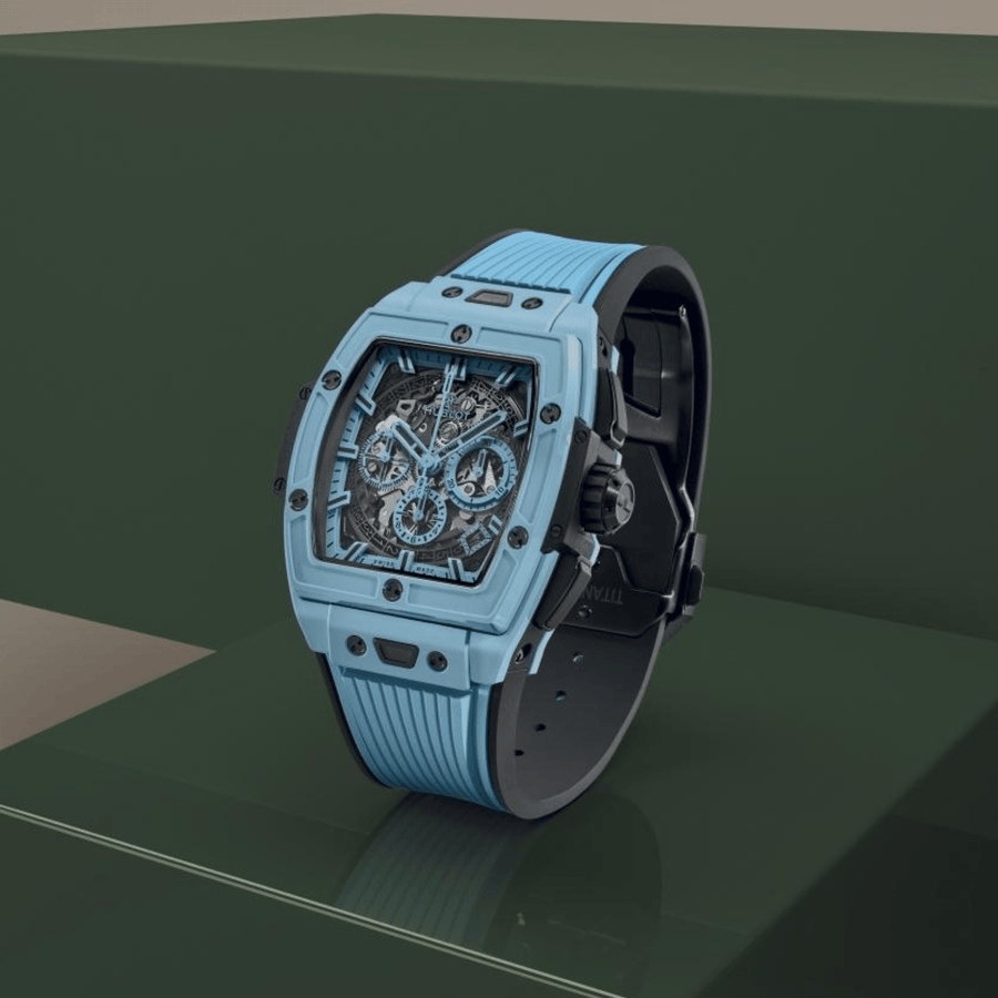 Hublot Spirit Of Big Bang Sky Blue Ceramic 42mm - 642.EX.5110.RX