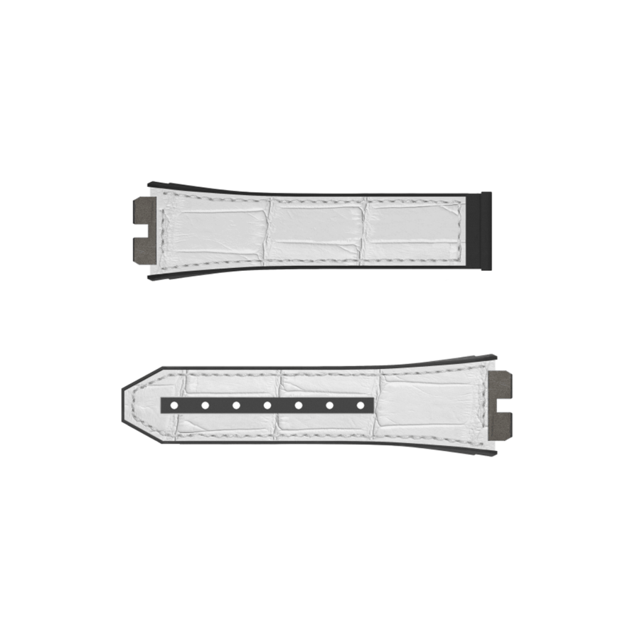 Hublot White Alligator Strap - LR465.85.80.0000.9999.9999