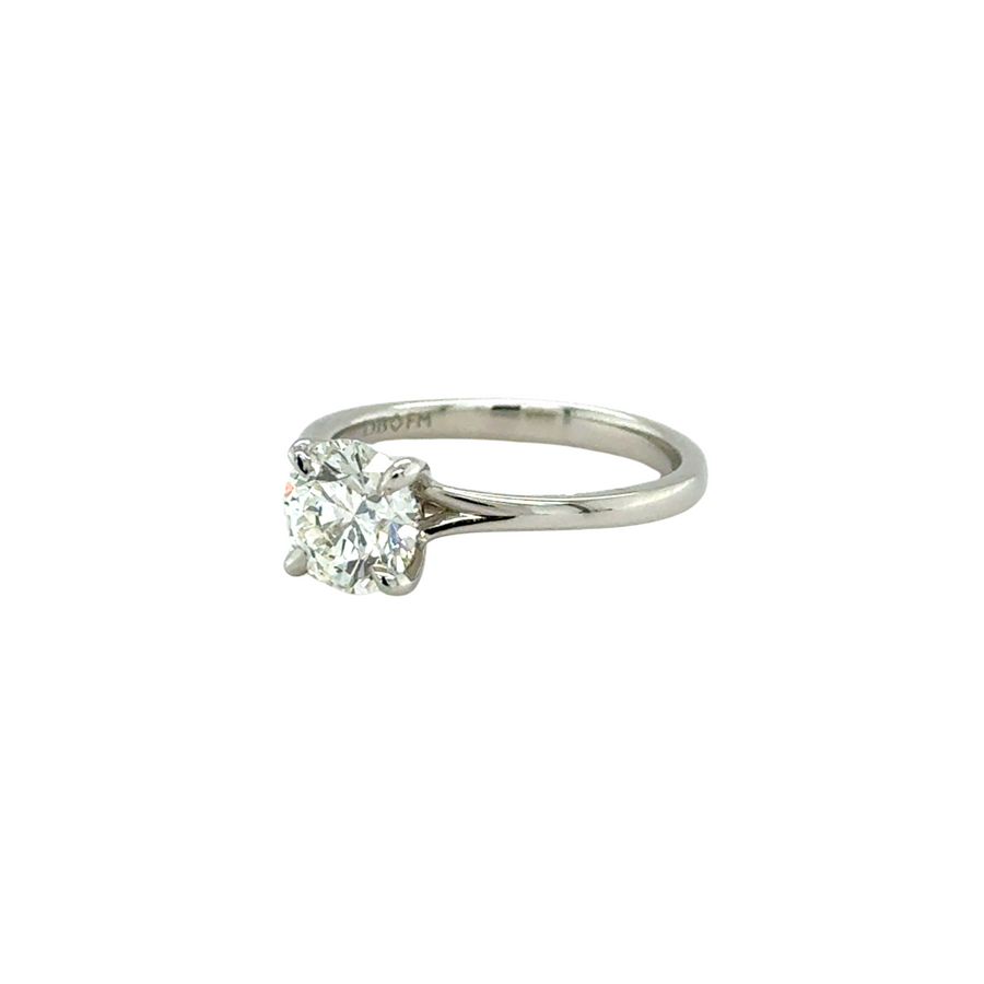 Round-cut Engagement Ring - DRFMK04042