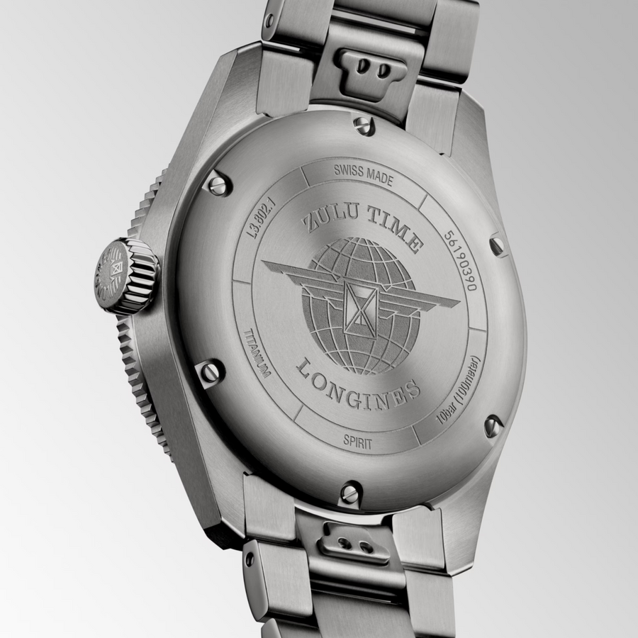 Longines Spirit Zulu Time Titanium 39mm - L3.802.1.53.6
