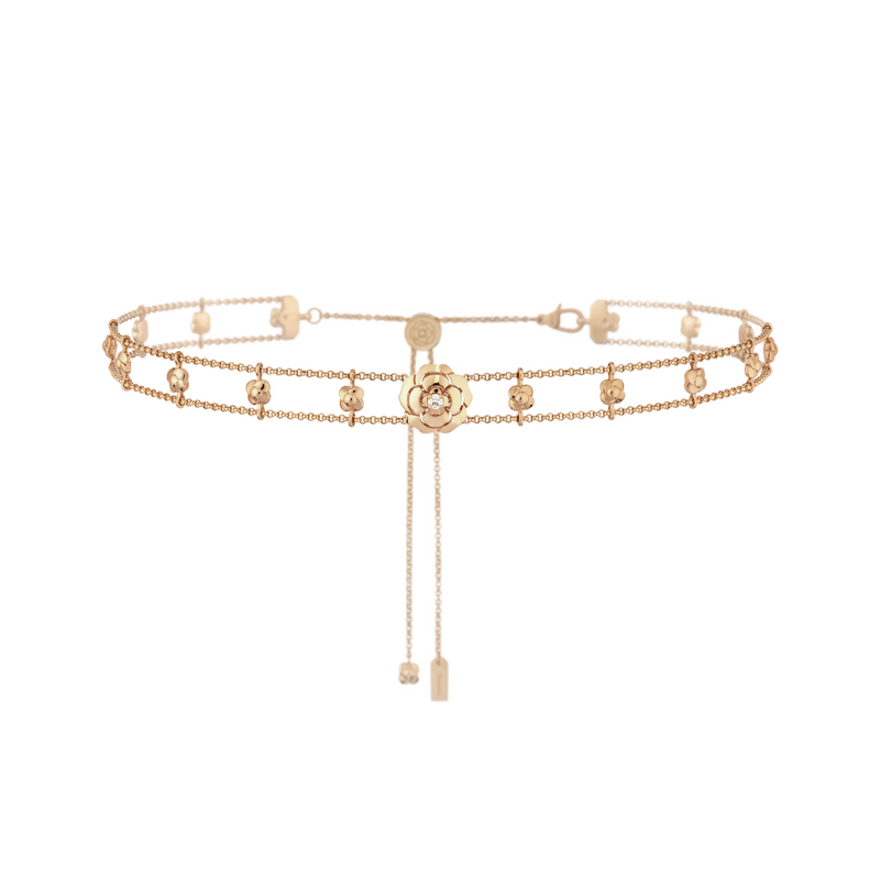 CHANEL Extrait De Camélia Supple Choker-CHANEL Extrait De Camélia Supple Choker - J13653