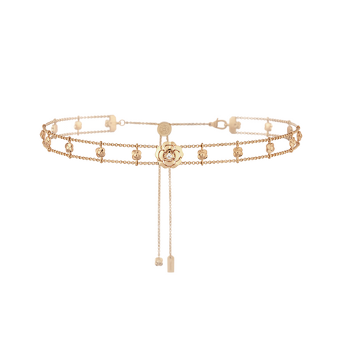 CHANEL Extrait De Camélia Supple Choker-CHANEL Extrait De Camélia Supple Choker - J13653