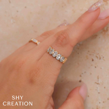 Shy Creation Diamond Baguette Band 0.50 CT-Shy Creation Diamond Baguette Band 0.50 CT - SC55027028RD