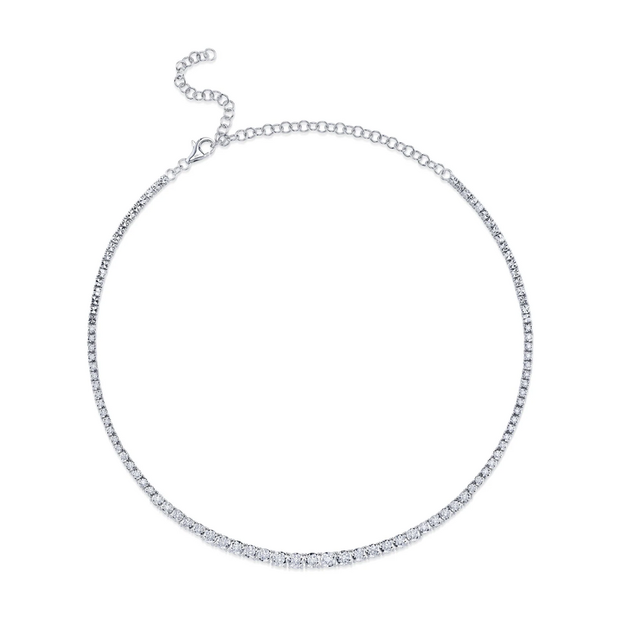 Shy Creation Diamond Tennis Necklace 2.49 CT - SC55005140V7